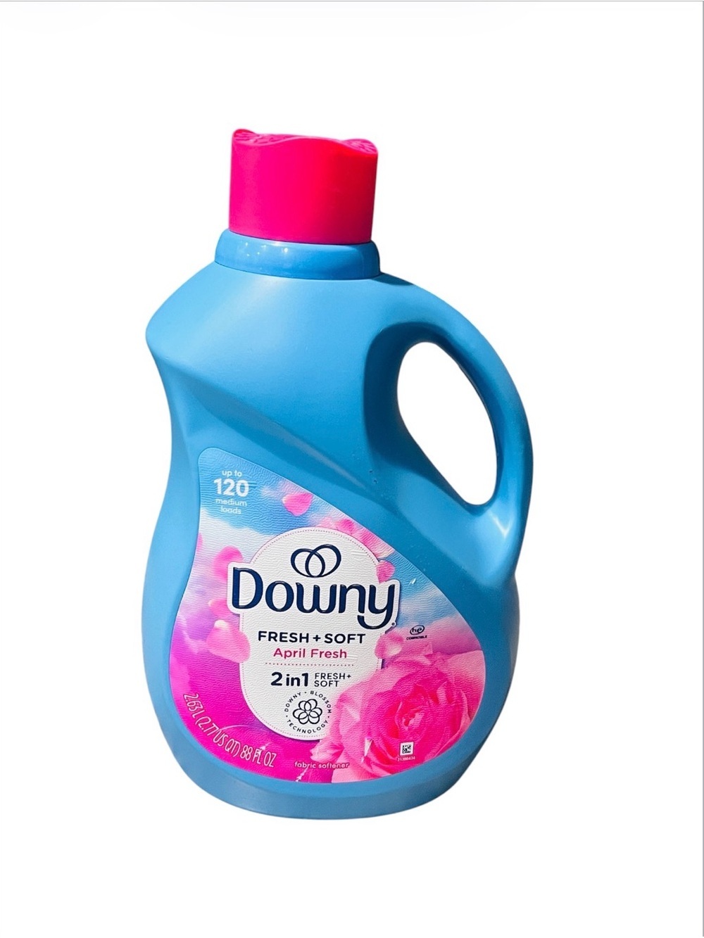 Downy April Fresh Liquid Fabric Softener - Blue Bottle with Pink Cap 120 loads